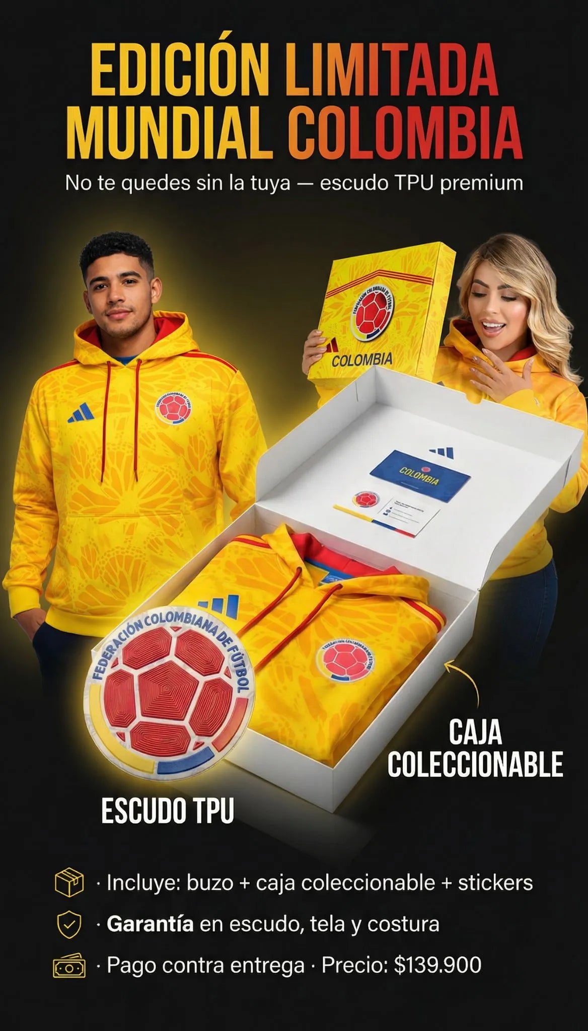 BUZO SELECCION COLOMBIA MUNDIAL 2026