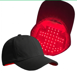 Gorra con terapia de Luz Roja