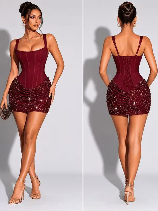 VESTIDO BORGOÑA